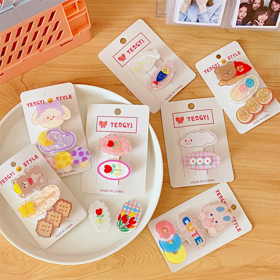 Заколки для волос в Корейском стиле девочек |