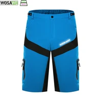 wosawe men cycling shorts outdoor sports mtb shorts multi pocket racing bike loose downhill shorts breathable cycling underwear