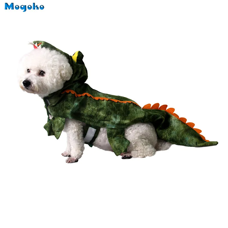Mogoko 1 шт. смешные костюмы крокодила собаки, ПЭТ косплей на Хэллоуин, Рождество платье, Очаровательная кошка одежда животных теплые наряды одежда