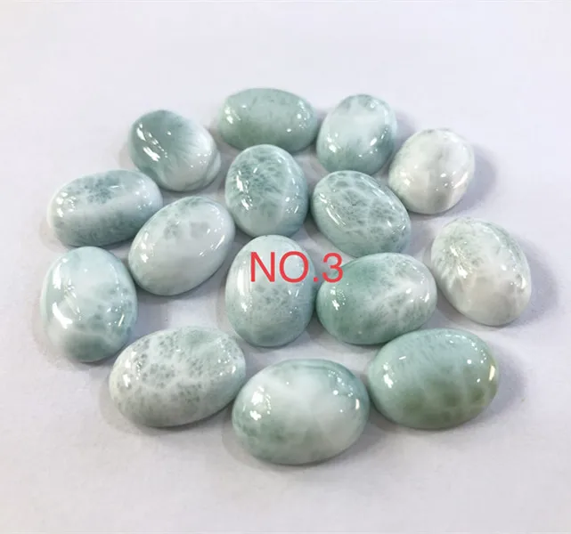 100% натуральный Ларимар 12*16 мм овальный камень Кабина кольцо лицо кулон 2 шт./лот