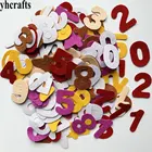 Войлочные наклейки с цифрами 0-9, 150 шт.лот