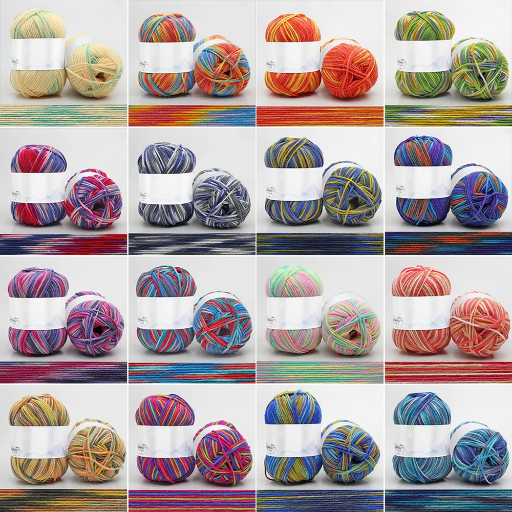 Мягкая теплая детская пряжа для ручного вязания молочный хлопок|Пряжа| |