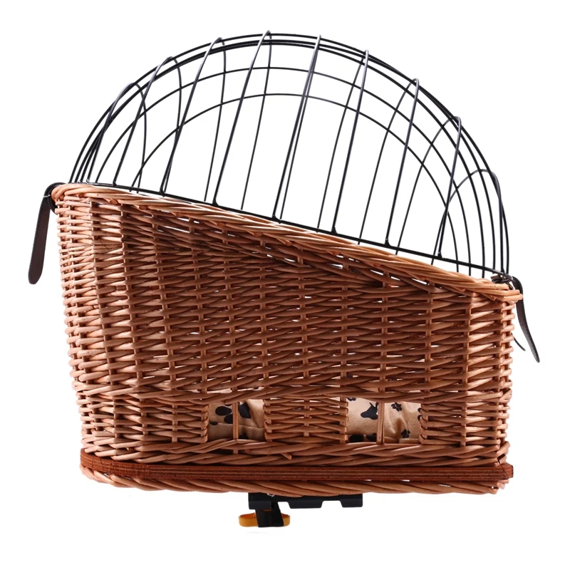 

Pets Cat Seat Dog Bicycle Basket Seat Bicycle Basket Front Removable Bike Basket Carrier