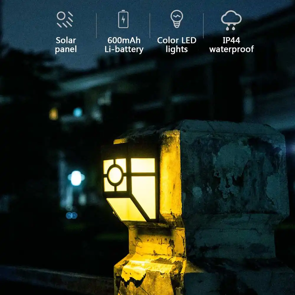 JLAPRIRA светильник ING солнечный настенный светодиодный 2 режима водонепроницаемый