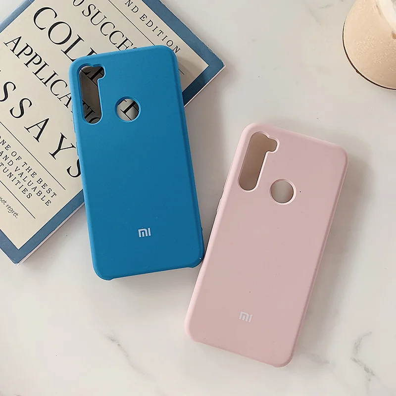 Оригинальный чехол для XIAOMI Redmi Note 8T 8 Pro жидкий силиконовый защитный Ударопрочный