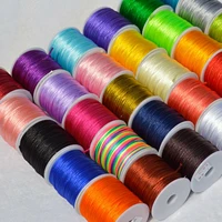 40 meters nylon chinese satin silk knot cord 2mm rattail thread necklace spool