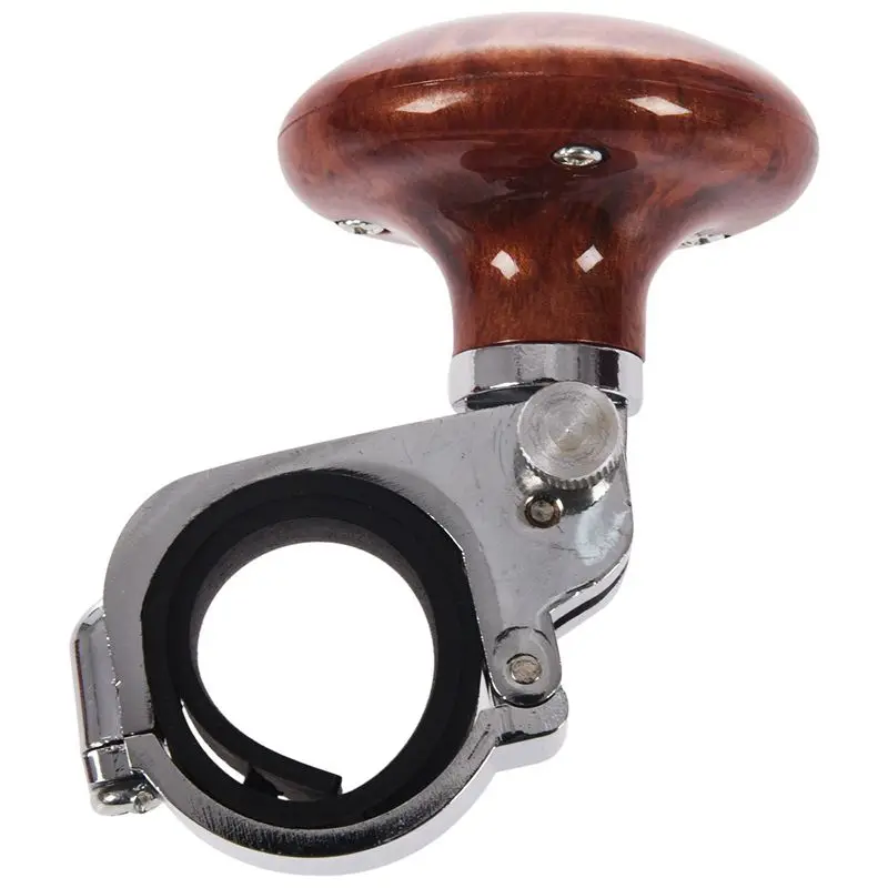 Авто Руль Самоубийство Spinner Ручка Усилитель I293B: коричневый|Рулевые колеса и