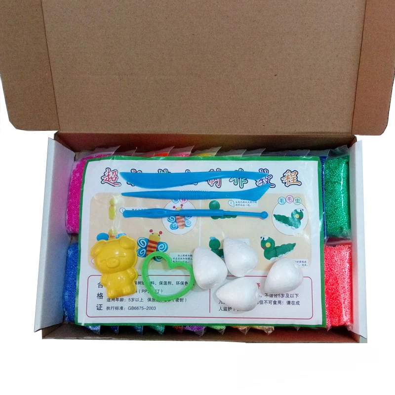 Новая отличная игрушка из пенопласта цветная глина для моделирования Волшебная