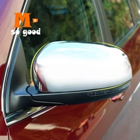 2014 2015 2016 2017 2018 for jeep cherokee kl car abs chrome rearview mirror frame cover trim exterior sticker accessories 2 pcs