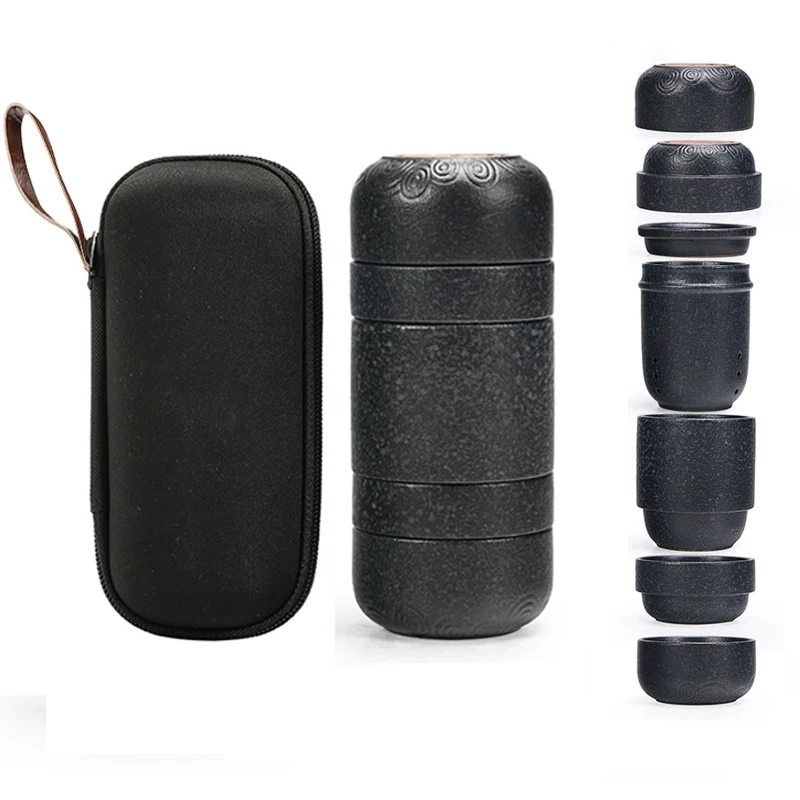 Керамический чайный сервиз в японском стиле фарфоровая двойная настенная чашка