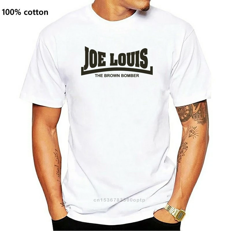 

New Joe Louis The Brown Bomber - T-Shirt Boxing Legend Heavyweight Champ Icon(1)