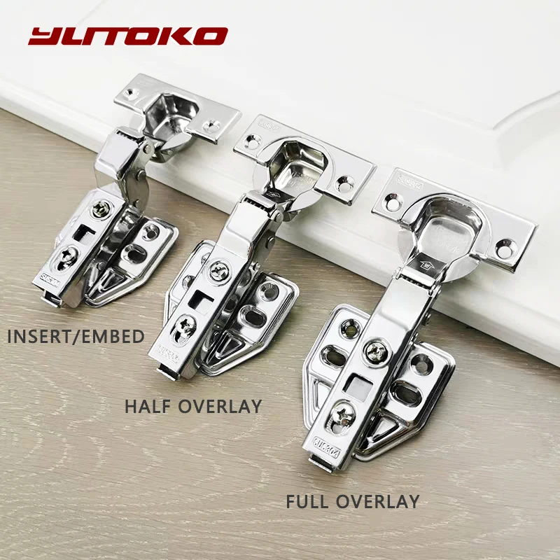 

YUTOKO Series Hinge Stainless Steel Door Hydraulic Hinges Damper Buffer Soft Close For Cabinet Cupboard Furniture Hardware