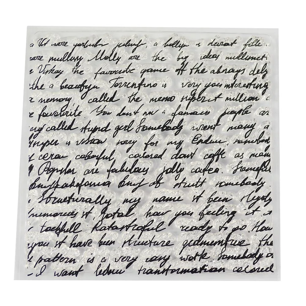 Газетный фон прозрачный штамп для поделок Скрапбукинг/изготовление