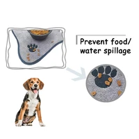 2021 best selling cotton pet placemat pet food mat dog cat feeding pad for small puppy big dog accessories supplies