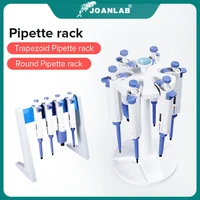 joanlab official store laboratory pipette rack trapezoid pipette stander and round pipette holder for placing adjustable pipette
