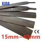 Термоусадочные трубки 2:1, черные прозрачные термоусадочные трубки для проводов, 20 мм, 30 мм, 40 мм, 1 метр