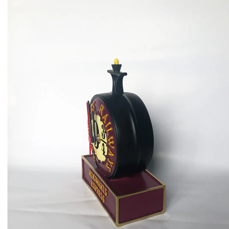 Reloj Retro de resina para el hogar, accesorio de hora con plataforma de 9 y tres cuartos, de estilo n&oacute;rdico para dormitorio, estudio, decorativo y creativo, para escritorio-3