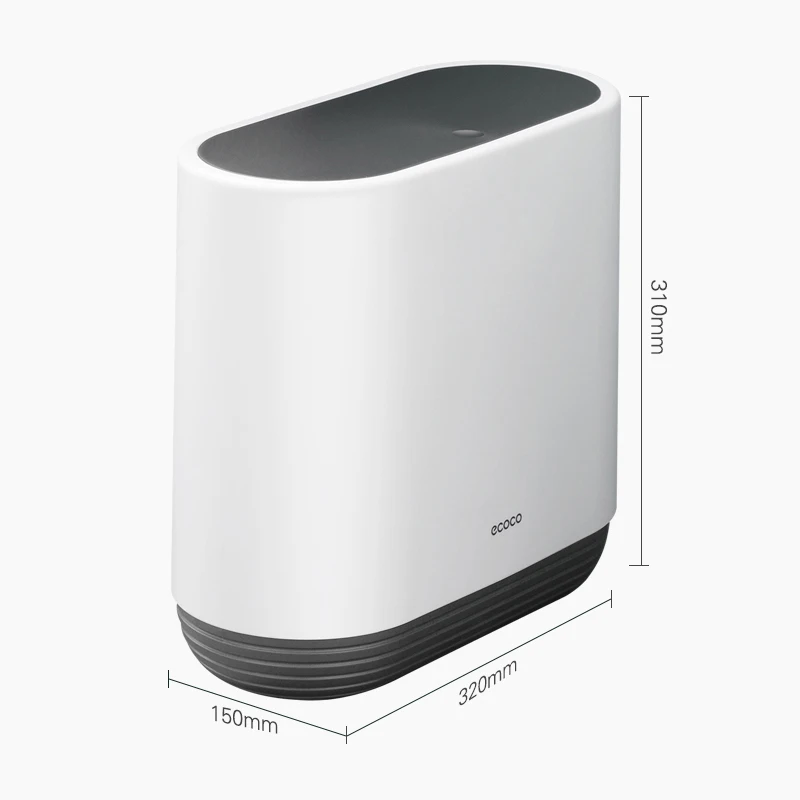 

Large Capacity 10L Trash bin For The Kitchen Bathroom Wc Garbage Rubbish Bin Dustbin Bucket Crack Press-Type waste basket