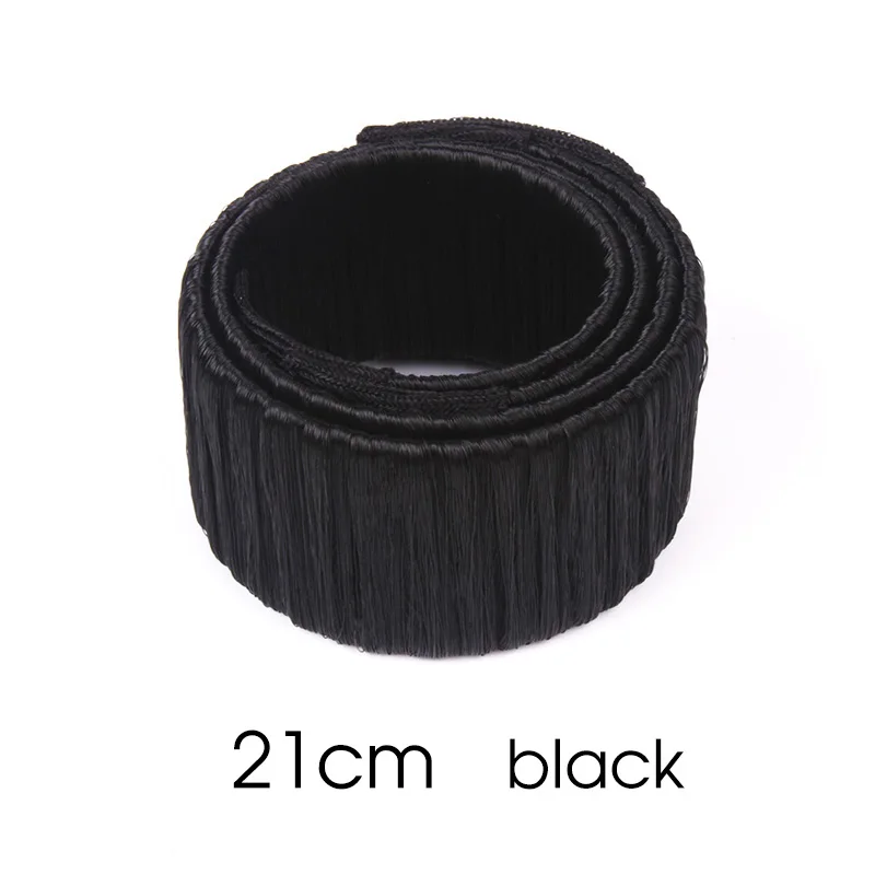 black 21cm 1 Набор для женщин и девочек, волшебный стиль, инструменты для укладки волос, булочки, Braiders, щипцы для завивки волос, лента для волос, аксессуары для волос - Цвет: black 21cm