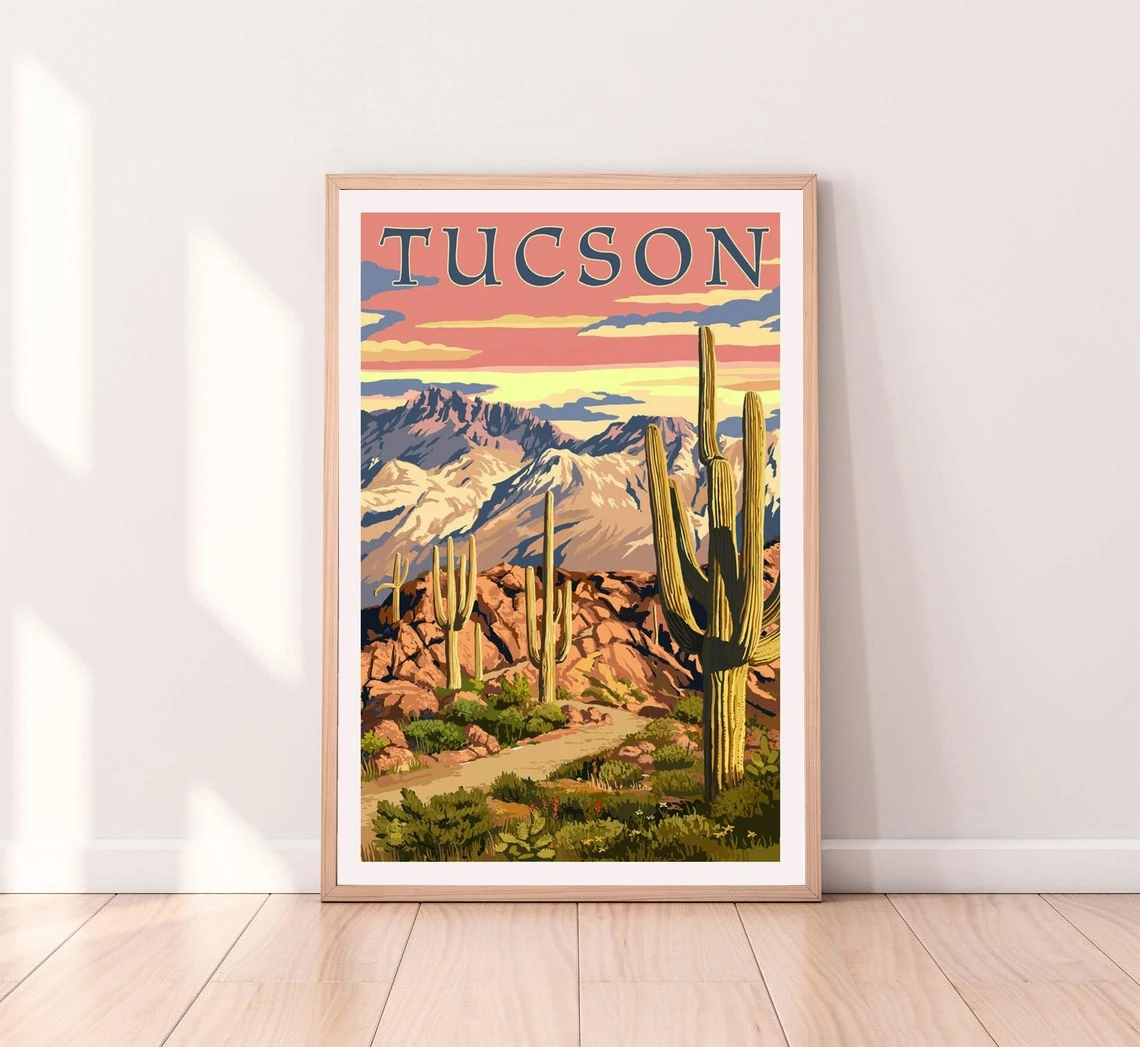 

Холщовый постер Tucson Art Home картины для украшения стен (без рамки)