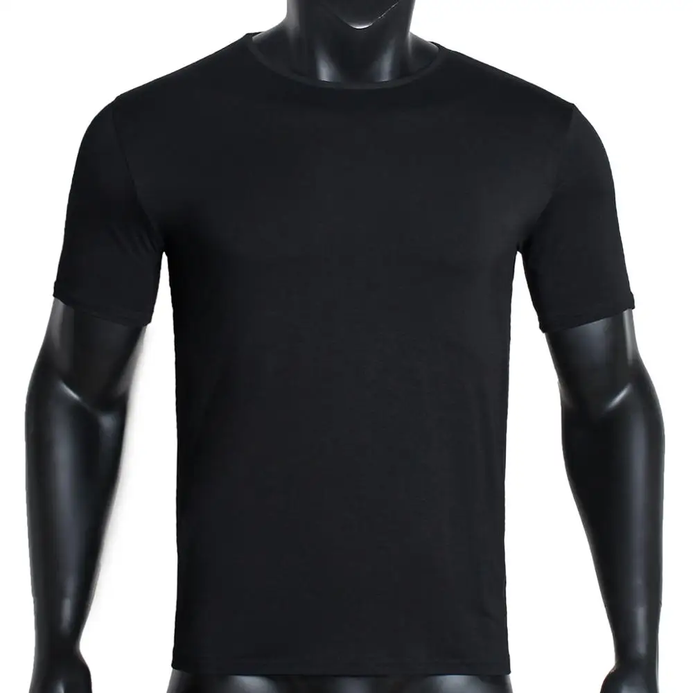 2020 Wholesale muslim mens Bottoming t-shirt saudi arabia dubai turkey clothing Islamic cotton modal underwear Tshirt for male |