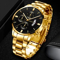 2021 mens stainless steel watch luxury watch calendar quartz watch professional casual watch mens watch bracelet watch