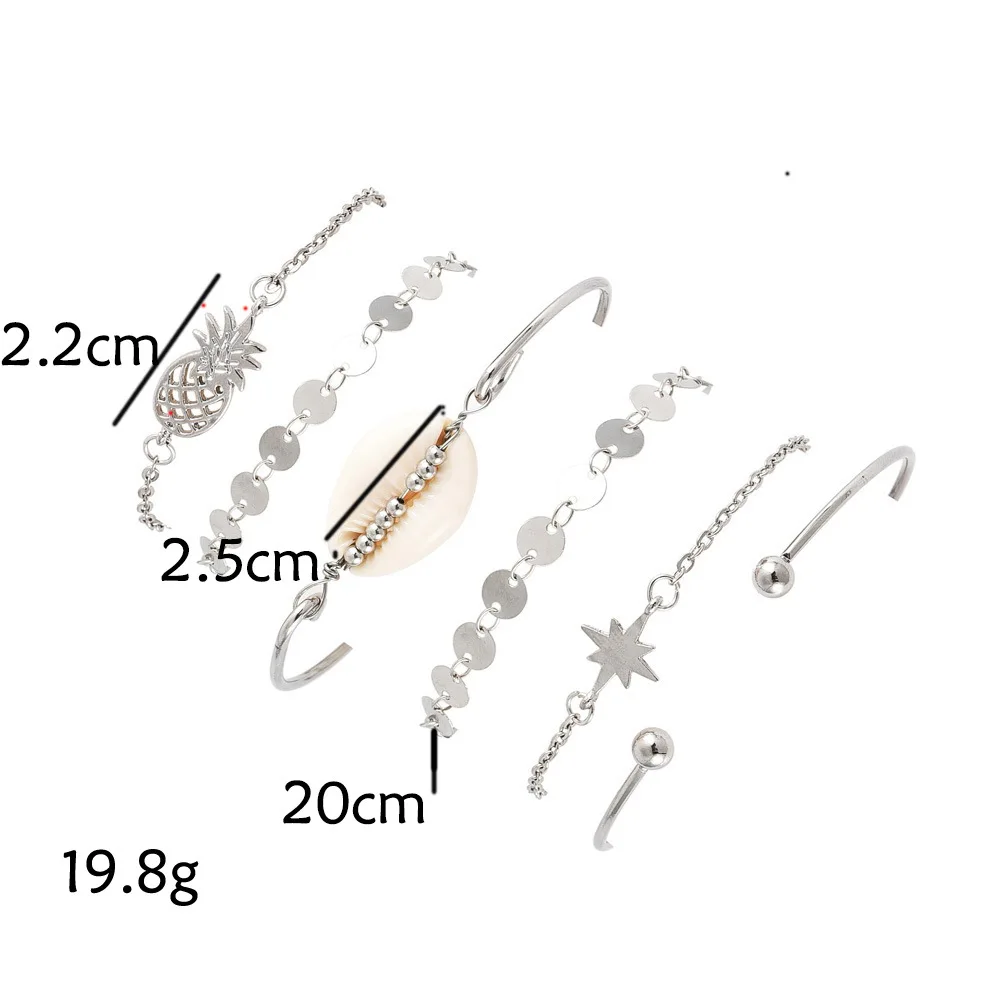 Женский многослойный браслет MLING винтажный из сплава в богемном стиле с