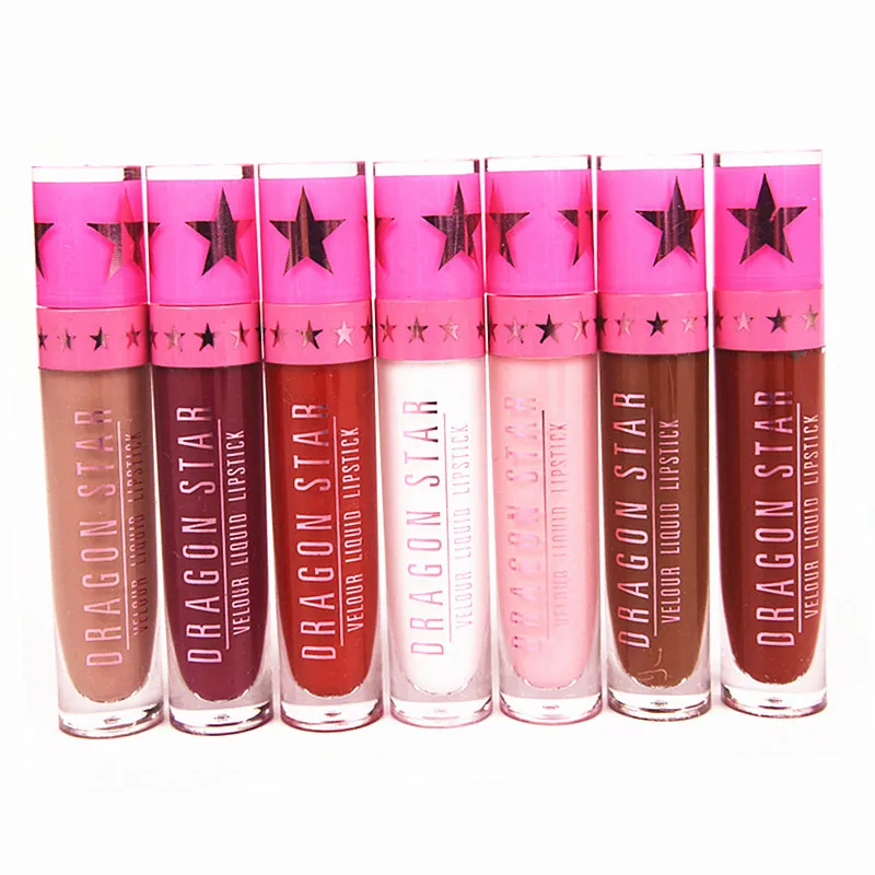 Новый брендовый матовый блеск для губ Dragon Stars тинт макияжа жидкая матовая помада