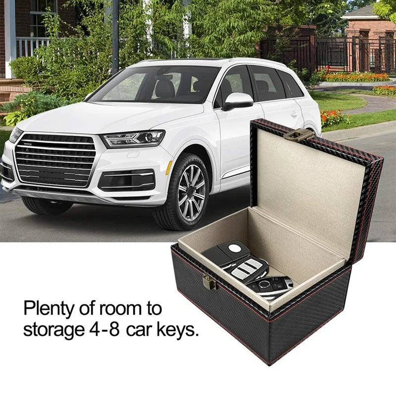 

Anti Theft Box,RFID Key Fob Protector Box for Faraday,Radiation-Proof Box for Car Keyless&Mobile Phone,Signal Blocker