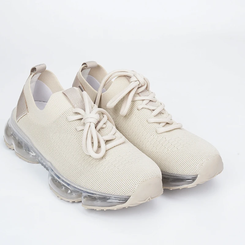 Кроссовки женские сетчатые из латекса легкие дышащие на шнуровке с мягкой