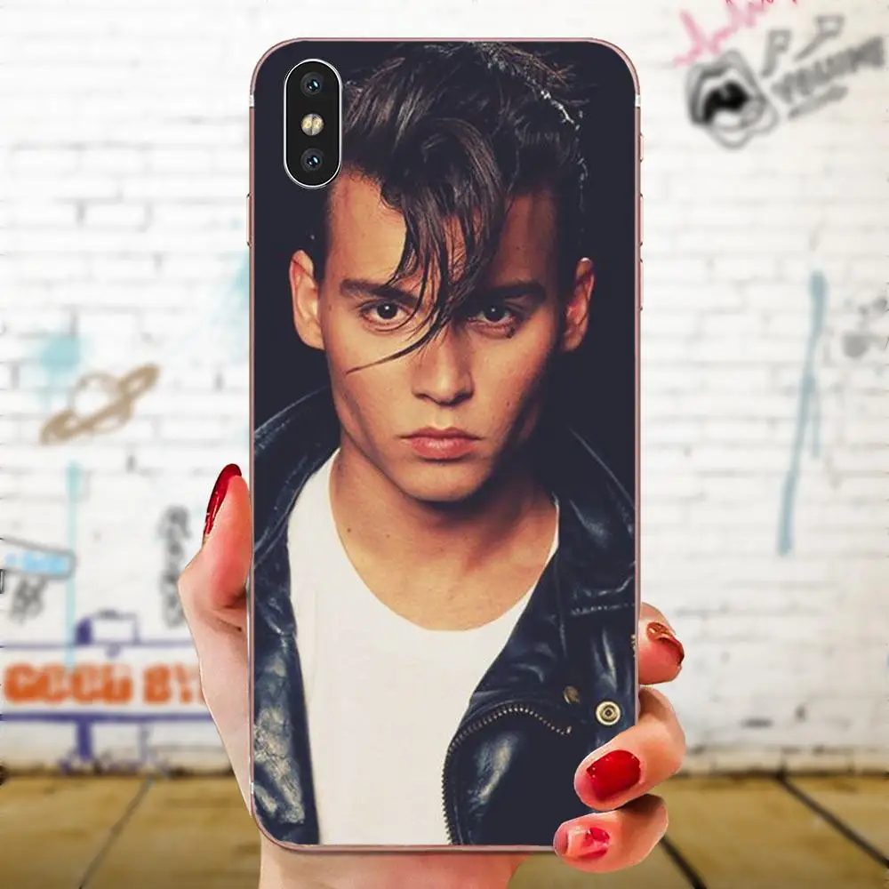Цветной чехол для телефона из ТПУ Johnny Depp Huawei Honor 4C 5A 5C 5X 6 6A 6X 7 7A 7C 7X 8 8C 8S 9 10 10i 20 20i Lite