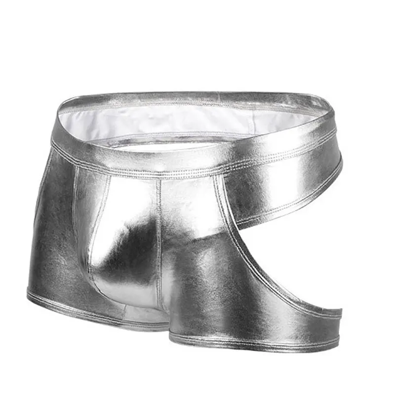 Сексуальные мужские боксеры с U образным выпуклым мешочком нижнее белье из