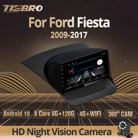 tiebro 2din android10 0 car radio for ford fiesta 2009 2017 car multimedia player navigation gps car dvd player no 2 din player