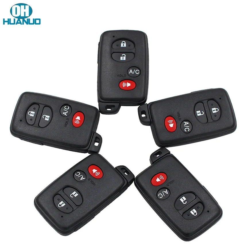5 шт./лот 3 + 1 кнопочный умный пульт дистанционного управления чехол-брелок с 4