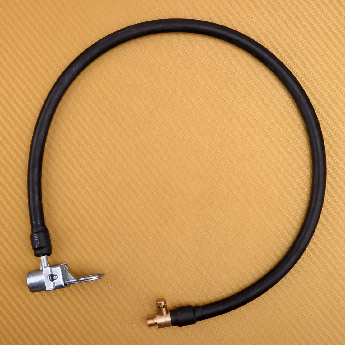 

60cm Car Auto Black Tire Valve Air Chuck Inflator Pump Extension Connect Hose Pipe Adapter for Bike Motorcycle