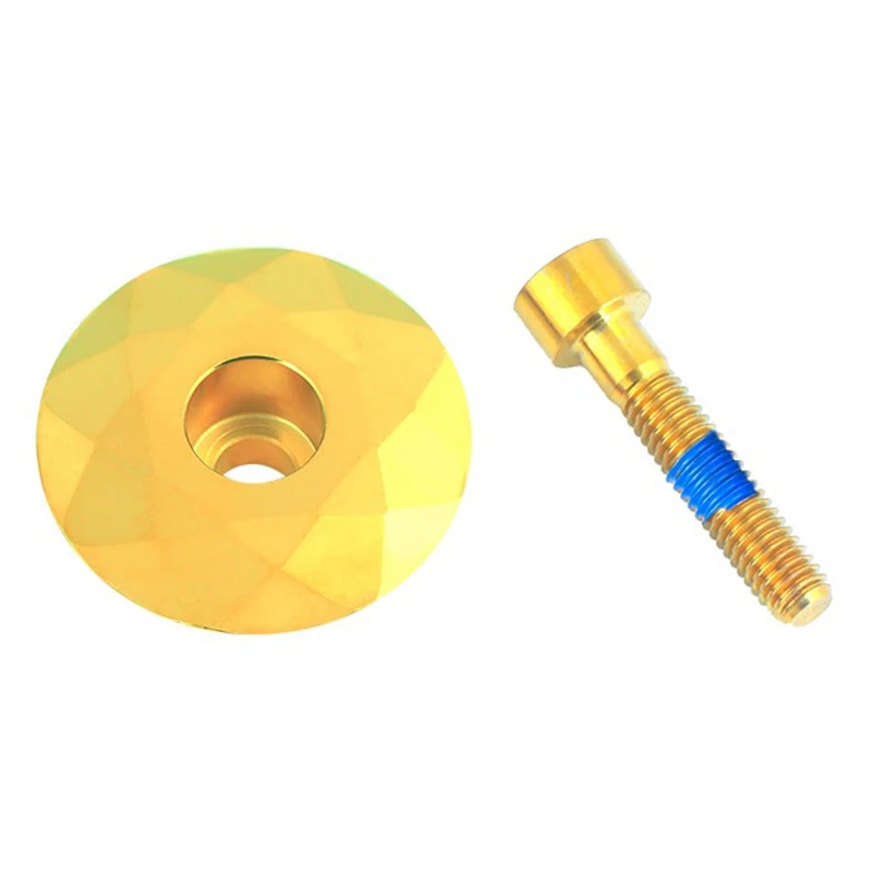 vxm bike stem top cap mtb fahrrad rennrad vorbau top cap headset abdeckung mit titan legierung schraube bolzen fahrrad zubehör free global shippi