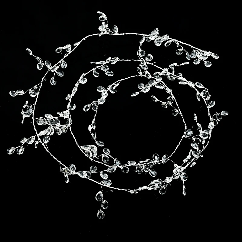 Christmas Decorations Acrylic Crystal Beads Curtain Garland Wedding Branch String Bead Party Decor SD-16 | Дом и сад