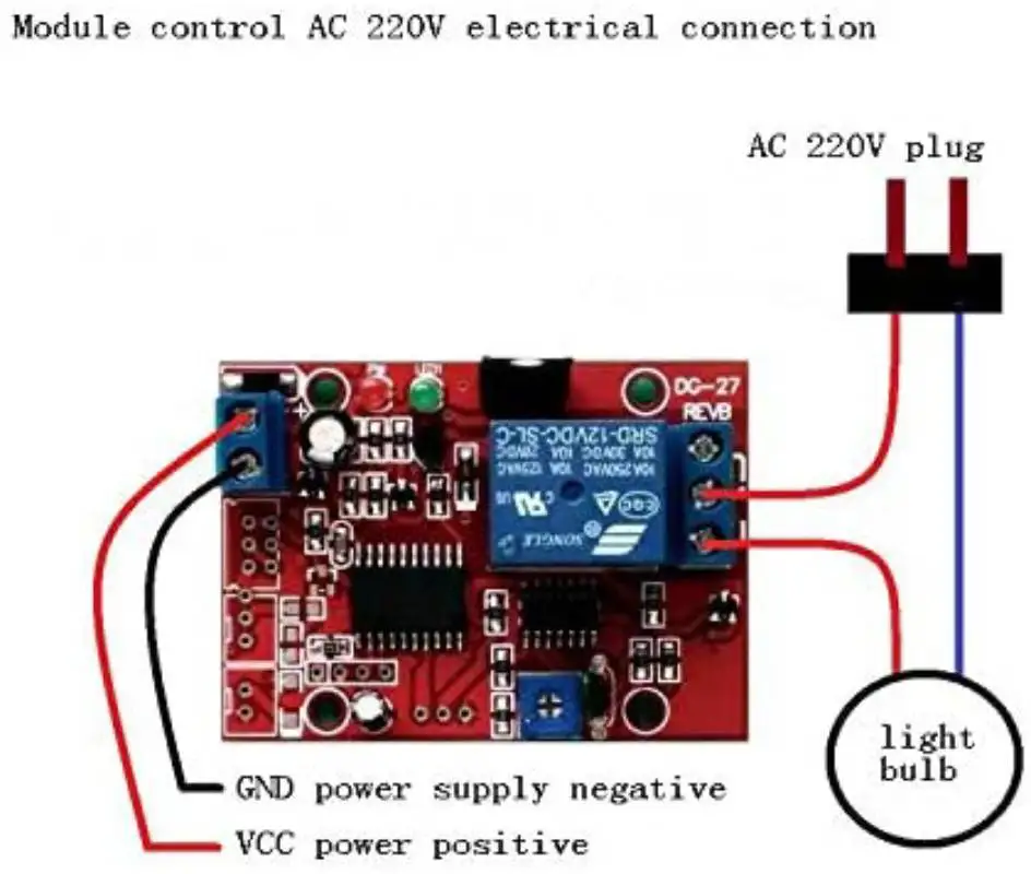 Релейный модуль обнаружения звука с голосовой активацией 12 В| |