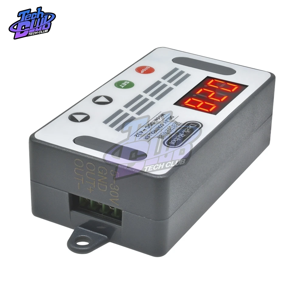 Реле задержки времени высокий уровень триггера светодиодный цифровой двойной