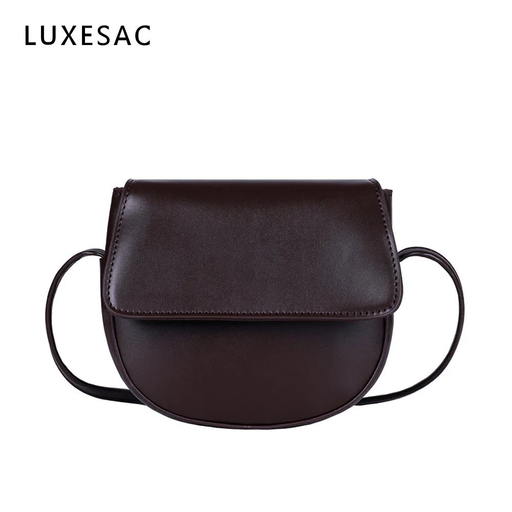 Сумка мессенджер Женская винтажная однотонная через плечо|Сумки с ручками| |