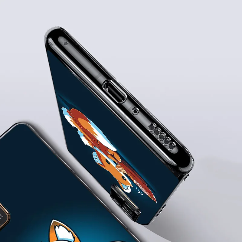 

Cute Cartoon Fox for Huawei Honor 30i 30S 20E 20i 20S View 20 V20 10X 10i 10 Lite Pro Plus 5G Phone Case