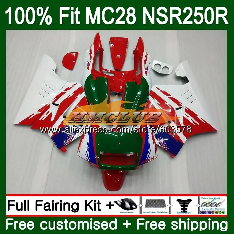 

Injection For HONDA NSR250R 1994 1995 1996 1997 1998 1999 Red White 102CL.13 MC28 NSR250 R RR NSR 250R 94 95 97 98 99 Fairing