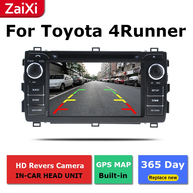 2 Din Android Радио bluetooth GPS навигация wifi стерео видео для Toyota 4Runner SW4 Hilux Surf 2002 ~ 2009