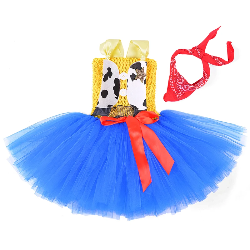 Костюм коровы Вуди для ролевых игр с шляпой девочек на день рождения Хэллоуин