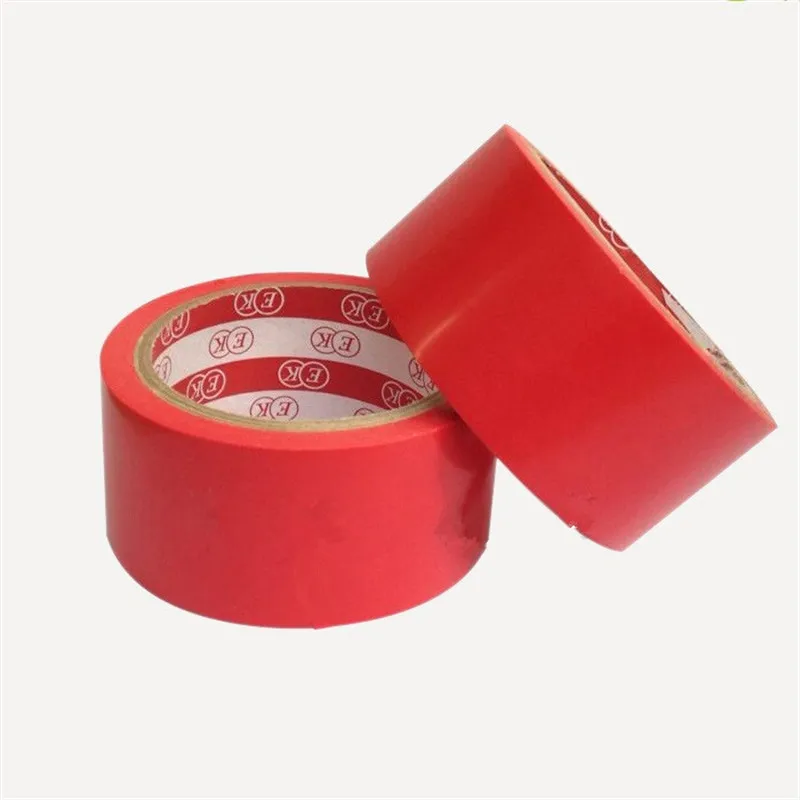 

17M Length 0.15mm Thick Red Pvc Warning Tape Wear-resistant Ground Crossed Marking Zvc fire Warning Zebra Waterproof Tape 1 Pcs