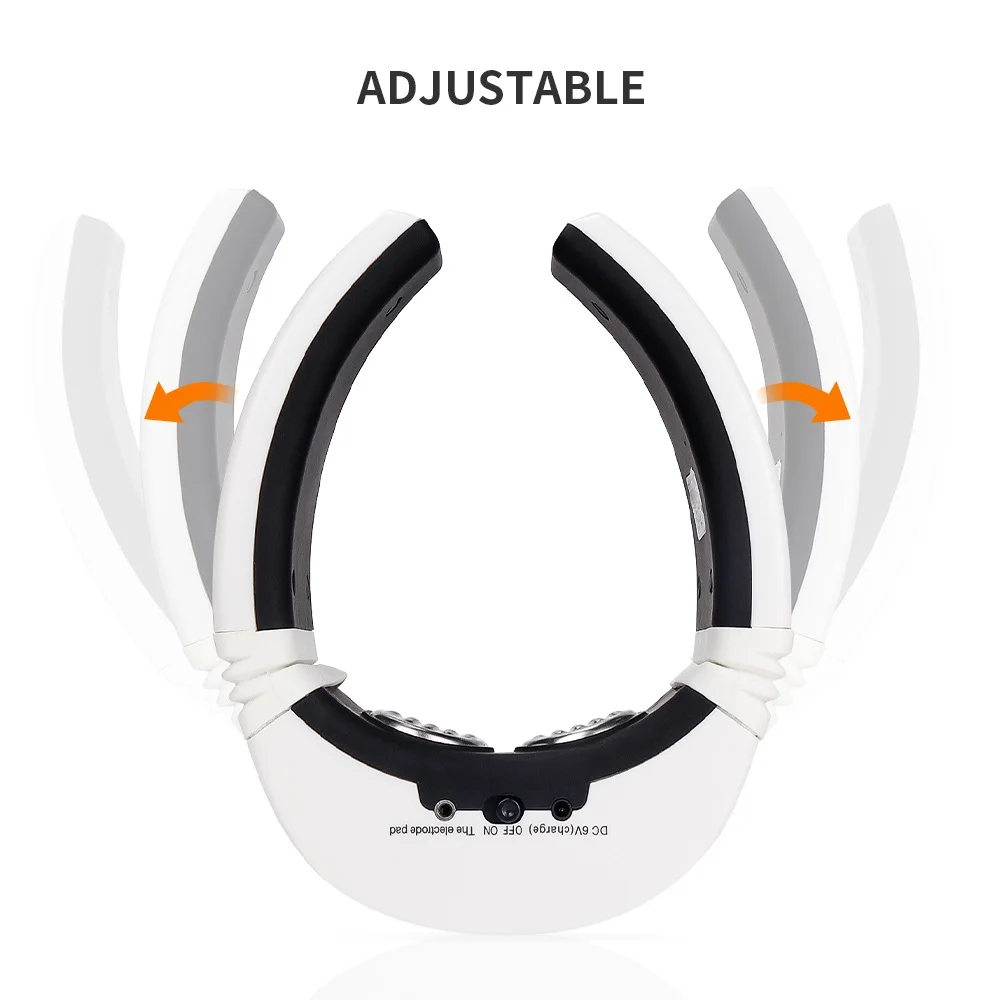 Электрический магнитный импульсный массажер для шеи с инфракрасным подогревом