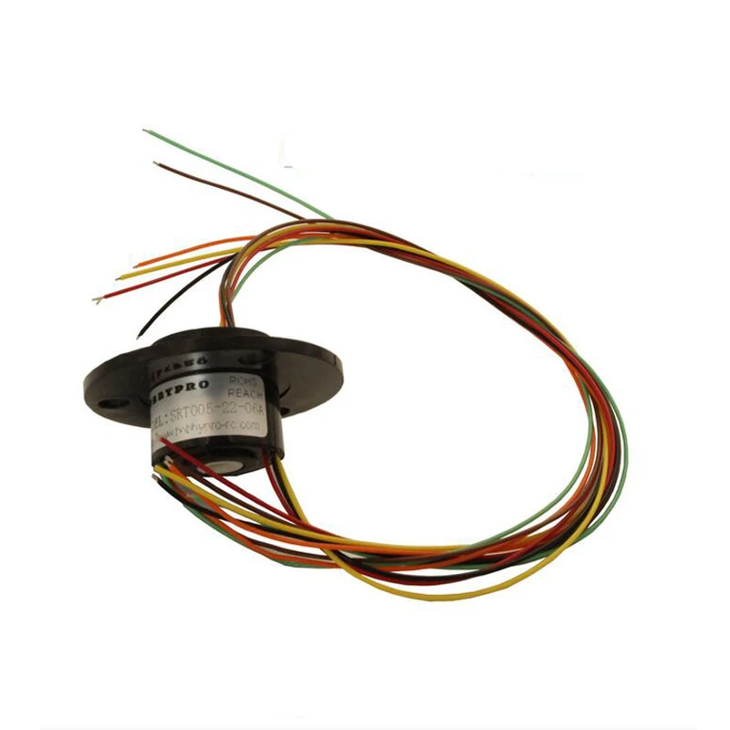 Полый вал скольжения кольцо 6 каналов 2A с отверстием отверстия диаметр 5 мм