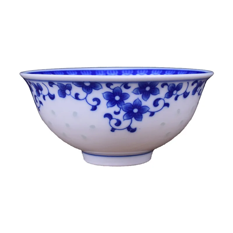 1 шт. Китай Керамика чаша белого и голубого цвета в китайском стиле для девочек