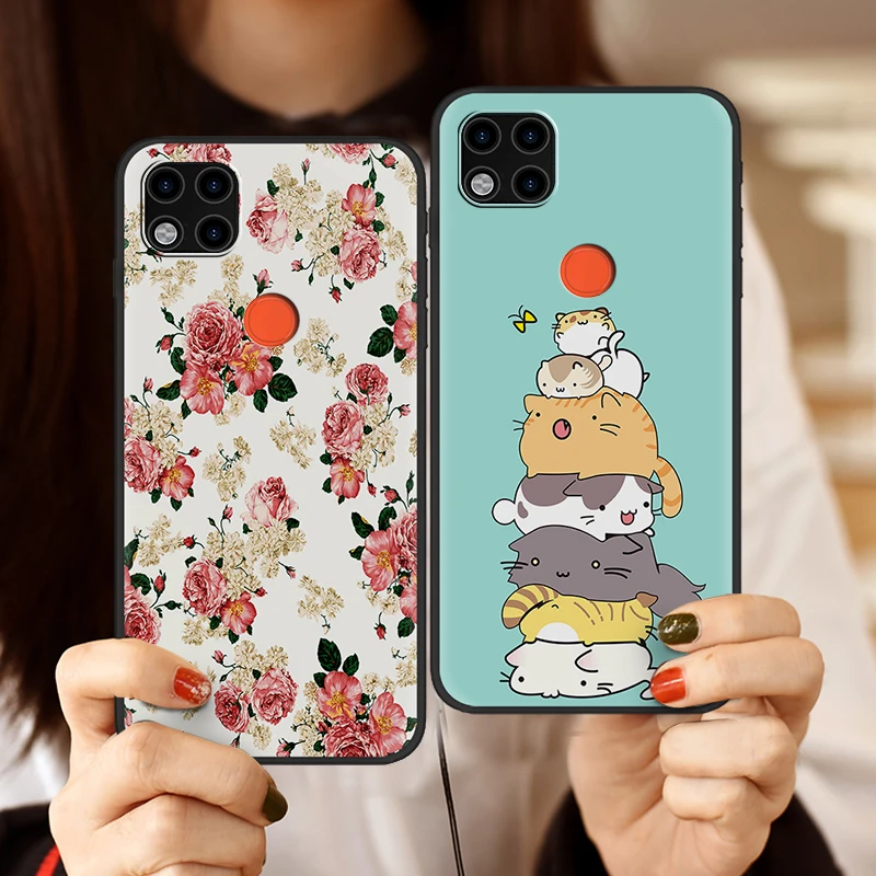 Мягкий водонепроницаемый чехол для телефона Xiaomi Redmi 9C/Redmi 9 Индия задняя крышка