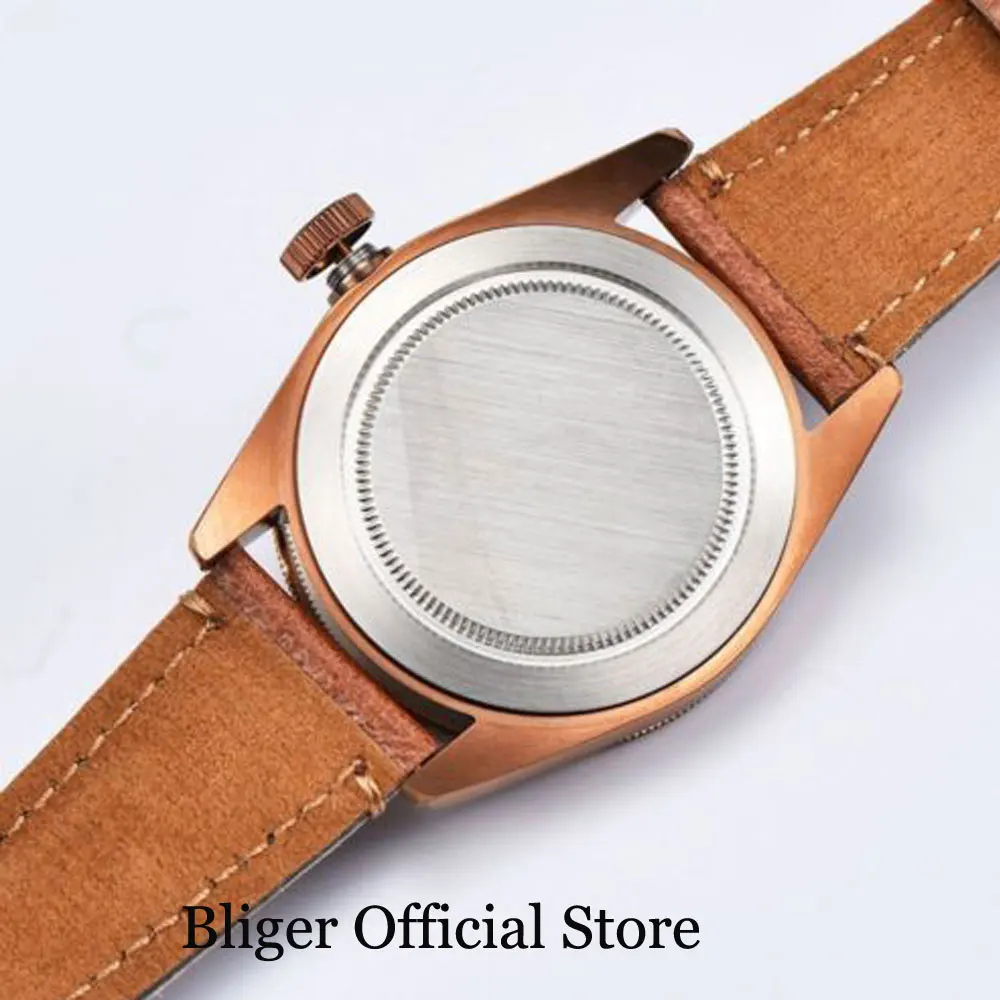 Часы Sapphire 41 мм кофейные с большим циферблатом часы из сплава вращающимся ободком